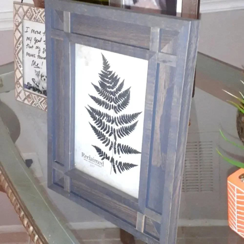 Wood Picture Frame 5×7 Brown French Country Cottagecore Modern Farm Rustic Table